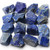 MAIBAOTA Lapis Lazuli Crystal 1 lb Raw Crystals Bulk Rough Crystal Stones 1" Gemstones Rocks for Tumbling Polishing Cutting Crystals
