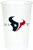 Creative Converting Officially Licensed NFL Printed Plastic Cups, 8-Count, 20-Ounce, Houston Texans