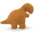 Tezituor Dino Chicken Nugget Pillow, Large Dino Chicken Nugget Plush 24x16 inch, Dinosaur Chicken Nuggets Stuffed Toy Dinosaur Theme Party Decoration Birthday Gift for Kids (T-Rex)