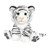 First & Main 7" Floppy Friends White Tiger