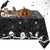 Halloween Tablecloth, White Spider Web Table Cloth, Witches Ghost Bat Pumpkin Cat Waterproof Tablecloths, Spillproof Scary Themed Tablecover for Dinner Party Decoration, Black, Rectangle 60x120 Inch