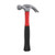 Fiberglass Claw Hammer With Comfort Grip Handle And Curved Rip Claw, Red