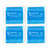 Reusable Gel Ice Packs (4 Pack) - Hot Cold Pack for Injuries, Pain Relief, Migraines - Gel Ice Pack Cold Compress for Back, Neck, Foot and Wrist - Flexible Cold Packs for Injuries - 5.1" x 6.5"