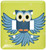 3dRose LLC lsp_20373_2 Cute Blue Flying Owl Under Stars Double Toggle Switch