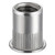 Wensilon Rivet Nut 5/16"-18UNC 100Pcs Stainless Steel 304 Finish Flat Head Rivnut Threaded Insert Nut Knurled Body