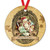 Merry Christmas Retro Christmas Tree Hanging Ornaments Santa Claus Christmas Tree Decoration Keepsake French Style Vintage Santa Round Ceramic Ornaments for Xmas Decorations Merry Christmas Retro Christmas Tree Hanging Ornaments Santa Claus Christmas Tree Decoration Keepsake French Style Vintage Santa Round Ceramic Ornaments for Xmas Decorations
