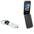 BoxWave Cable Compatible with Energizer E282SC - Micro USB Keychain Charger, Key Ring Micro USB Cable - Jet Black