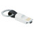 BoxWave Cable Compatible with Sony DSC-RX100 VI - Micro USB Keychain Charger, Key Ring Micro USB Cable - Jet Black