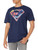 DC Comics Superman Coloured Logo Basic Solid Tee Navy
