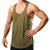 Dgoopd Men's Tank Tops Workout Tank Top Gym Bodybuilding Sleeveless Muscle T Shirts Y-Back Gym Fitness T-Shirts Workout Vest Army Green