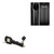 BoxWave Cable Compatible with Huawei Porsche Design Mate 40 RS - USB Type-C Keychain Charger, Key Ring 3.1 Type C USB Cable - Jet Black