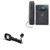 BoxWave Cable Compatible with Poly Edge E220 - USB Type-C Keychain Charger, Key Ring 3.1 Type C USB Cable - Jet Black
