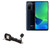 BoxWave Cable Compatible with Ulefone Note 13P - USB Type-C Keychain Charger, Key Ring 3.1 Type C USB Cable - Jet Black