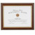 Lawrence Frames 185181 Walnut and Gold Document Picture Frame, 8.5 by 11-Inch