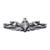 Navy Surface Warfare Enlisted Badge Official Silver Oxide Finish ESWS Regulation Size