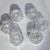 Woho Clear Votive Candle Holders Set of 6,Tealight Candle Holder Bulk for Wedding Party, Glass Tea Lights Candle Holder for Table Centerpiece, Christmas Decor