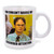 Silver Buffalo The Office Dwight Schrute Undivided Attention Ceramic Mug | BPA-Free Coffee Cup For Espresso, Tea | Holds 20 Ounces