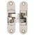 Door Hinge, Zinc Alloy Adjustable Crossed Concealed Hinge Accessory Furniture Hardware for Folding Door Cabinet Window Wardrobe