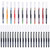 Rolling Ball Pens, Quick-Drying Ink 0.5 mm Extra Fine Point Pens Liquid Ink Pen Rollerball Pens (32PCS)