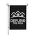 Defund The Hoa Garden Flag Double Sided Vertical Banners Outside Yard Outdoor Decoration Yard Flag House Flag 12.5"X18"