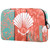 TBOUOBT Cosmetic Bags Makeup Bags for Women, Small Makeup Pouch Travel Bags, Shell coral ocean wooden green red TBOUOBT Cosmetic Bags Makeup Bags for Women, Small Makeup Pouch Travel Bags, Shell coral ocean wooden green red