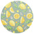 Summer Lemon Fruit Floral Placemats Washable Round Placemats for Dining Table Place Mats Table Mats for Kitchen Woven Placemats for Kitchen Indoor Patio Dining Room Home Decor Placemats Mat