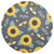 Sunflowers Bees Placemats Washable Round Placemats for Dining Table Place Mats Table Mats for Kitchen Heat Resistant Placemats for Dining Room Outdoor Home Kitchen Indoor Placemats Mat