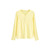 GAP Womens Ribbed Long Sleeve Henley Shirt, Light Yellow 2, Medium US