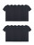 Fruit of the Loom Men's Eversoft Cotton Stay Tucked V-Neck T-Shirt, Regular-Black-6 Pack, Small