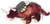 Exotic Dinosaur Plush - 14" Red Triceratops