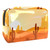 Portable Makeup Bag with Zipper Travel Toiletry Bag for Women Handy Storage Cosmetic Pouch Desert and Cactus Portable Makeup Bag with Zipper Travel Toiletry Bag for Women Handy Storage Cosmetic Pouch Desert and Cactus