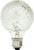 GE Lighting 16774 40-Watt Halogen Faceted G25 Vanity Light Bulb, 1-Pack