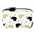 Unicey Makeup Bag, Goldren & Black Elephant Cosmetics Bag Portable Tote Travel Train Case Organizer Accessorie Case Tools Case for Beauty Women Unicey Makeup Bag, Goldren & Black Elephant Cosmetics Bag Portable Tote Travel Train Case Organizer Accessorie Case Tools Case for Beauty Women