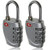 TSA Luggage Locks, 4 Digit Combination Steel Padlocks, Approved Travel Lock for Suitcases & Baggage (2 Pack)