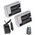 Amsahr S-BLM5-2CT, Pack-2, Digital Replacement Battery Plus Travel Charger for Olympus BLM-5, DSLR E-3 - Includes Lens Accessories Pouch (Gray)
