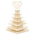 VOSAREA Cake Ornament Cupcake Serving Stand 7 Layer Wedding Party Tree Tower Wooden Display Stand Heart Shaped Table Cupcake Chocolate Display Shelf Rack Wedding Cake Tray Wedding Cake Stands