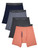 Fruit of the Loom Men's CoolZone Boxer Briefs, Stripe/Solid, Large