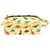 LEVEIS Colored Dinosaurs Microfiber Leather Makeup Bag Pouch Waterproof Travel Cosmetic Bag Portable Handy Toiletry Bag for Women Girls Gifts