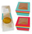 New Generation CooKeezz Couture - Cake Boxes 12x12x5 Inch, Super Elegant Auto Popup Pastry Boxes with Window for Cake and Cookies - 12 Pack Boxes Included with 12 Cake Round Boards. (RAINBOW)