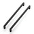 Ravinte 5 Pack 12-3/5 Inch Kitchen Square Cabinet Handles Matte Black Cabinet Pulls Black Drawer Pulls Kitchen Cabinet Hardware Kitchen Handles for Cabinets Cupboard Handles Drawer Handles