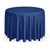 MILL & Thread - 120" Round Premium Tablecloth for Wedding/Banquet/Restaurant - Polyester Fabric Table Cloth - Royal Blue