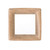 Caspari Rattan Square Paper Salad & Dessert Plates - 16 Count