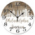 Guangpat Philadelphia Skyline Silhouette Wall Clock America Philadelphia Cityscape 10 Inch Round Wall Clocks Battery Operated Quiet Farmhouse Hanging Clock Wall Decor Gift for Foreign Friend