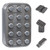 Metal Fidget Slider Magnetic Haptic Slider EDC Brick Blocks Haptic Fidget Toys Slider Toy for Adults Building Blocks - Silver