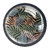 Idealiy Tropical Palm Leaves Pattern Cabinet Door Knobs Handles Pulls Cupboard Handles Drawer Wardrobe 4pcs