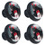 Idealiy Cat and Dog Cabinet Door Knobs Handles Pulls Cupboard Handles Drawer Wardrobe 4pcs