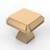 Amerdeco 10 Pack Champagne Bronze Kitchen Cabinet Knobs Cabinet Hardware Single Hole Cabinet Pulls Dresser Knobs Gold Square Drawer Knobs and Pulls for Bathroom Cabinets ZH0002