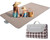 steelway 118''x59'' Picnic Blankets,Extra Large Beach Blanket,Waterproof Sandproof Picnic Blanket Foldable Outdoor Mat for Travel Park Grass,Beach, Picnic, Campining,Kids