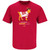 Goat in Progress T-Shirt for K C Football Fans (SM-5XL) (Red Short Sleeve, Large)