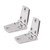 Uonlytech 4Pcs Stainless Steel Hinges bisagras para gabinetes Hinges for Kitchen cabinets Cabinet Drawers Hinges for cabinets Cabinet Hinge Stailess Steel Hinge Accessories Household